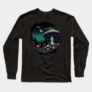 Happy Halloween at Mashroom Garden 02 Long Sleeve T-Shirt